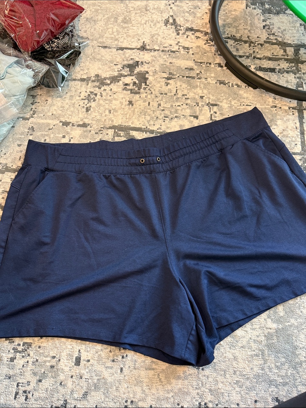 tek gear Navy Athletic Pull-On Shorts